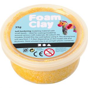 Masa modelarska Foam Clay 35 g, żółta